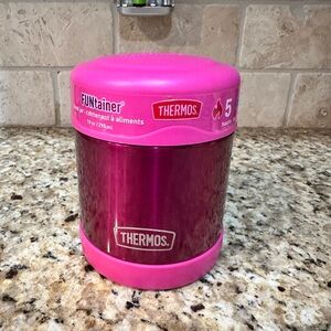 4.5” Tall Thermos FUNtainer Pink Food Jar